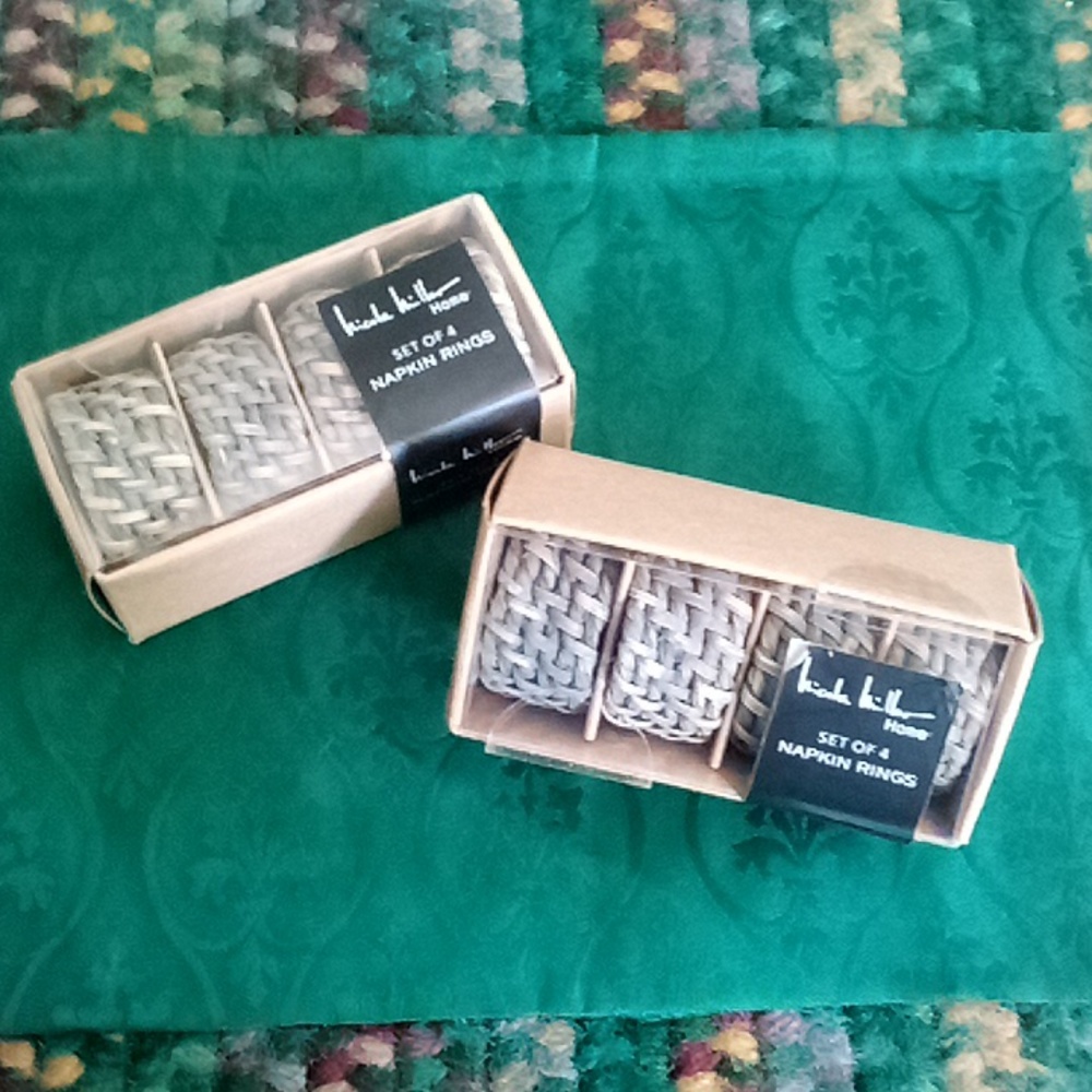 Nicole Miller home napkin rings